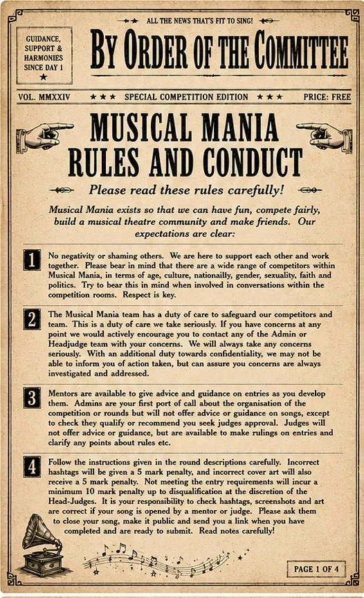Rules And Conduct 1