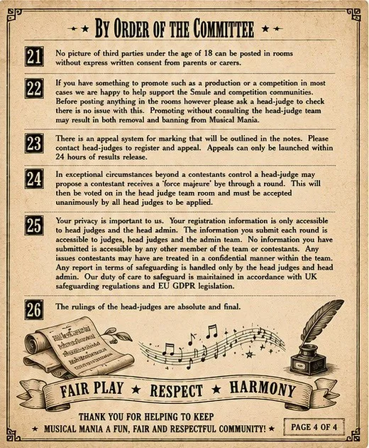 Rules And Conduct 4